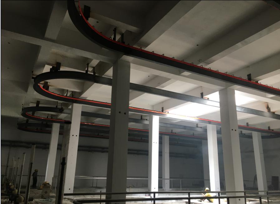 安裝洛溪凈水廠環型起重機項目